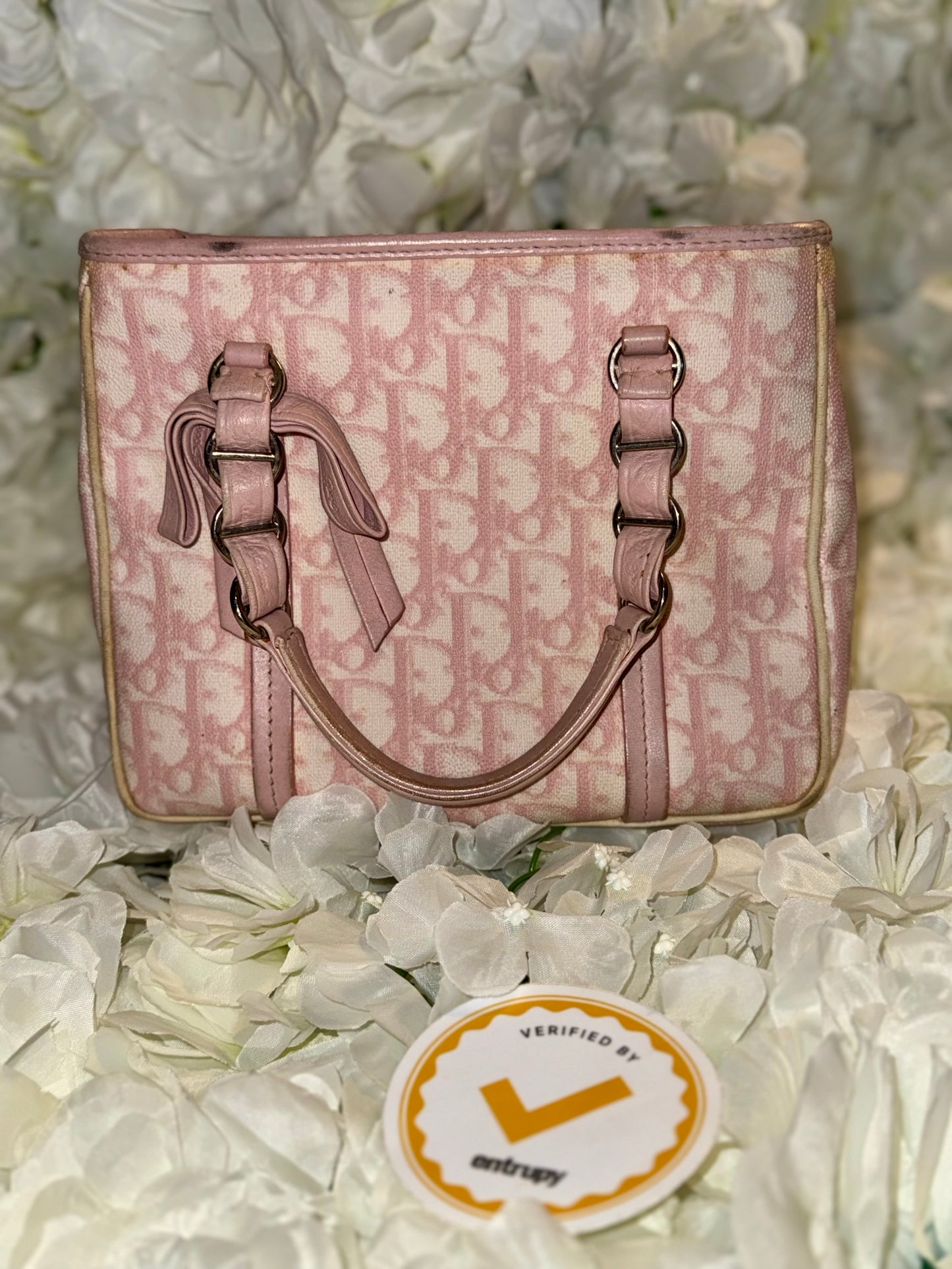 Christian Dior Romantique Trotter Mini Handbag Vintage