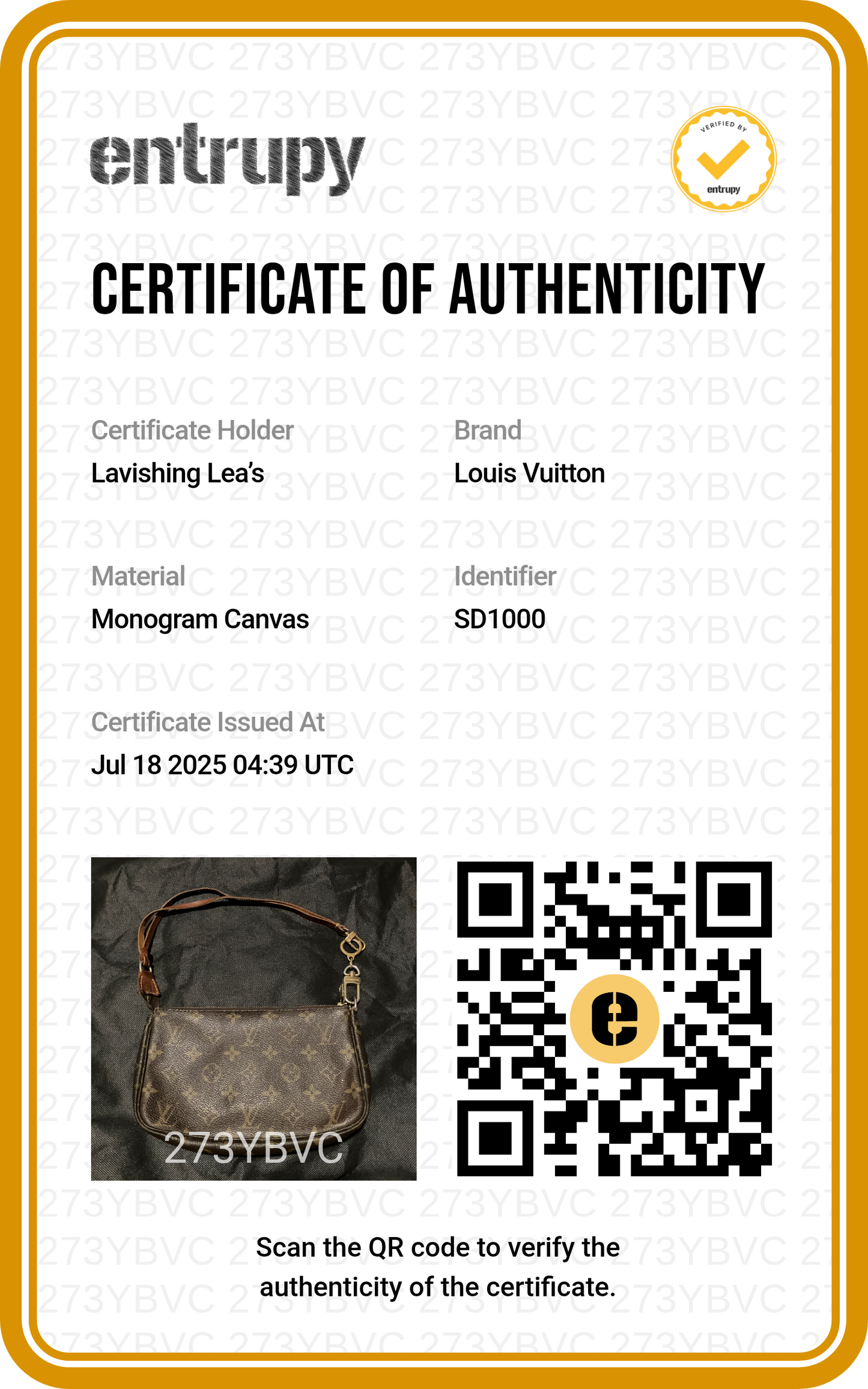 Louis Vuitton Pochette Handbag Vintage