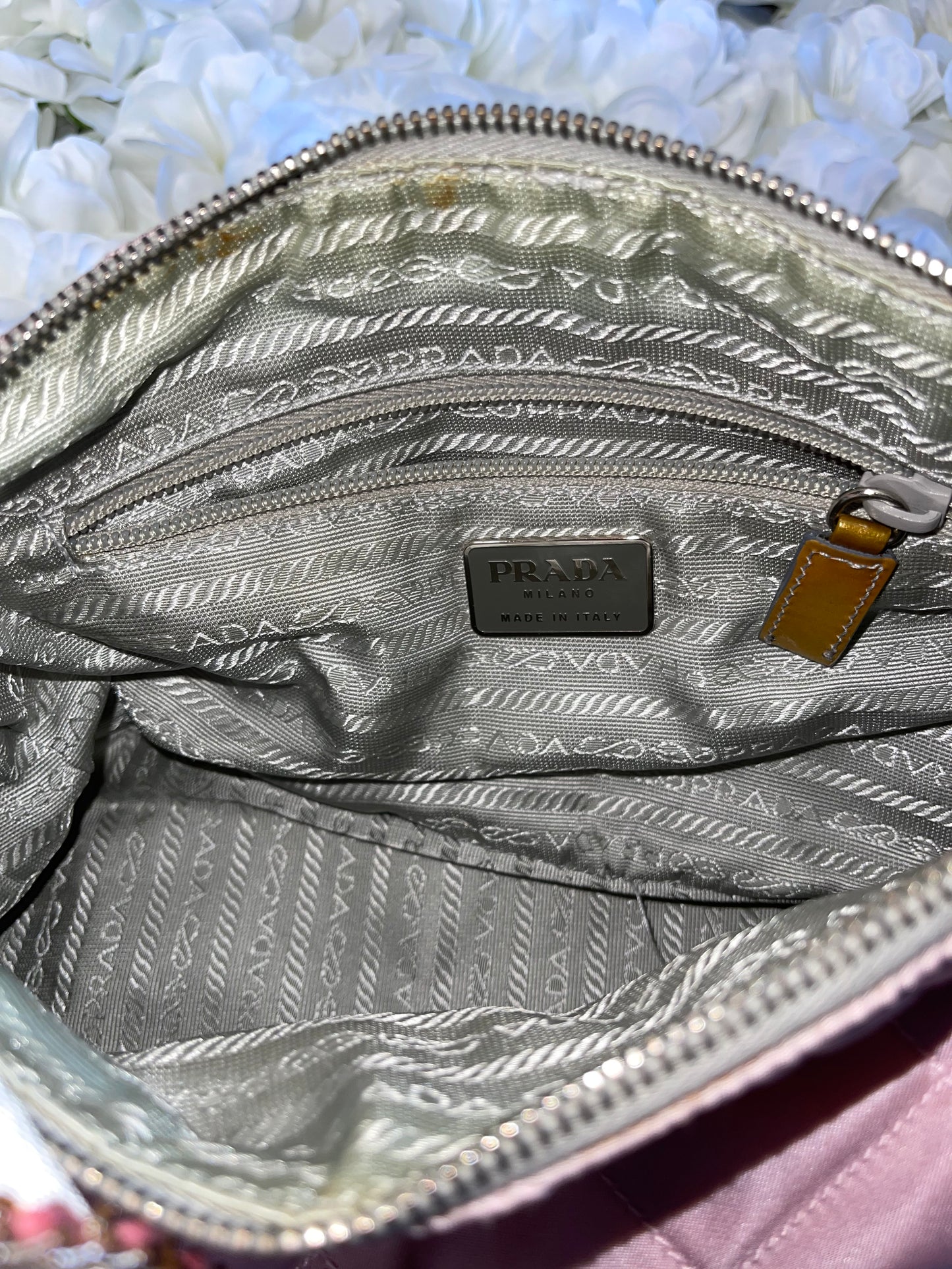 Prada Tessuto Pink Nylon Bag Vintage