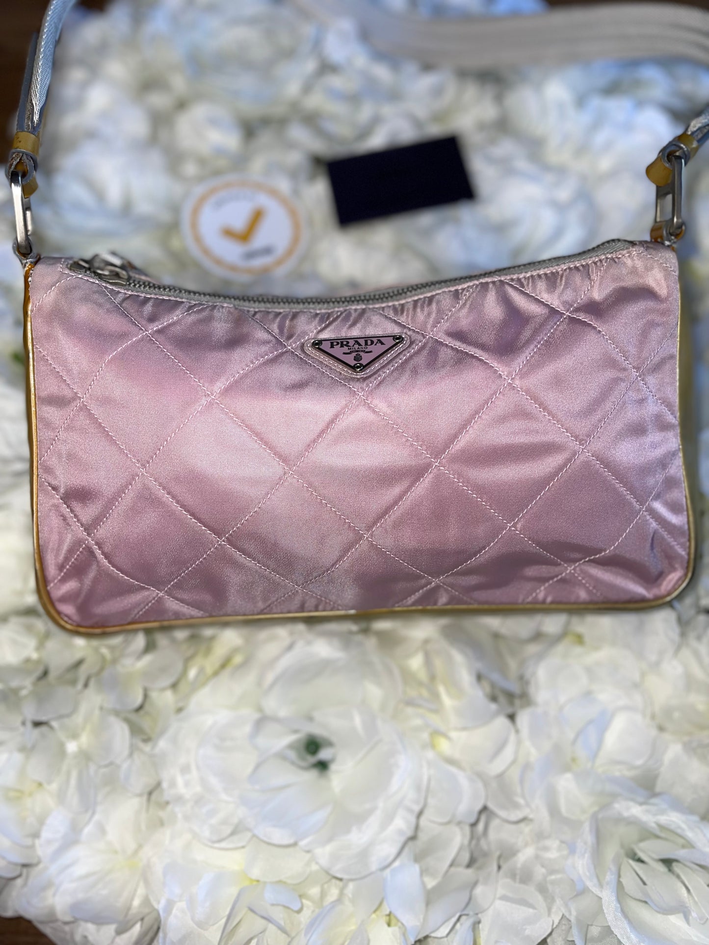 Prada Tessuto Pink Nylon Bag Vintage