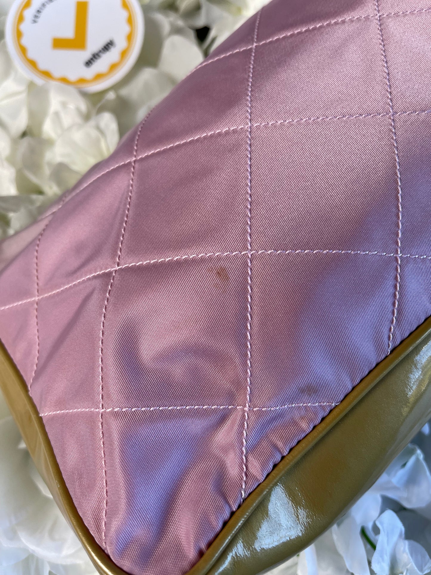 Prada Tessuto Pink Nylon Bag Vintage