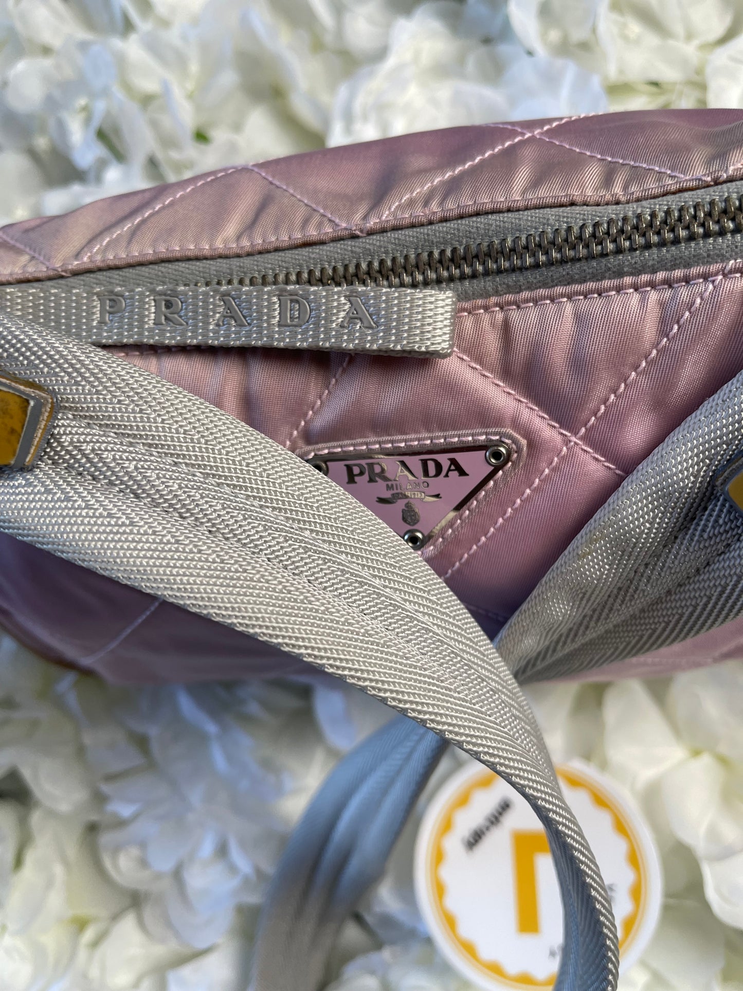 Prada Tessuto Pink Nylon Bag Vintage