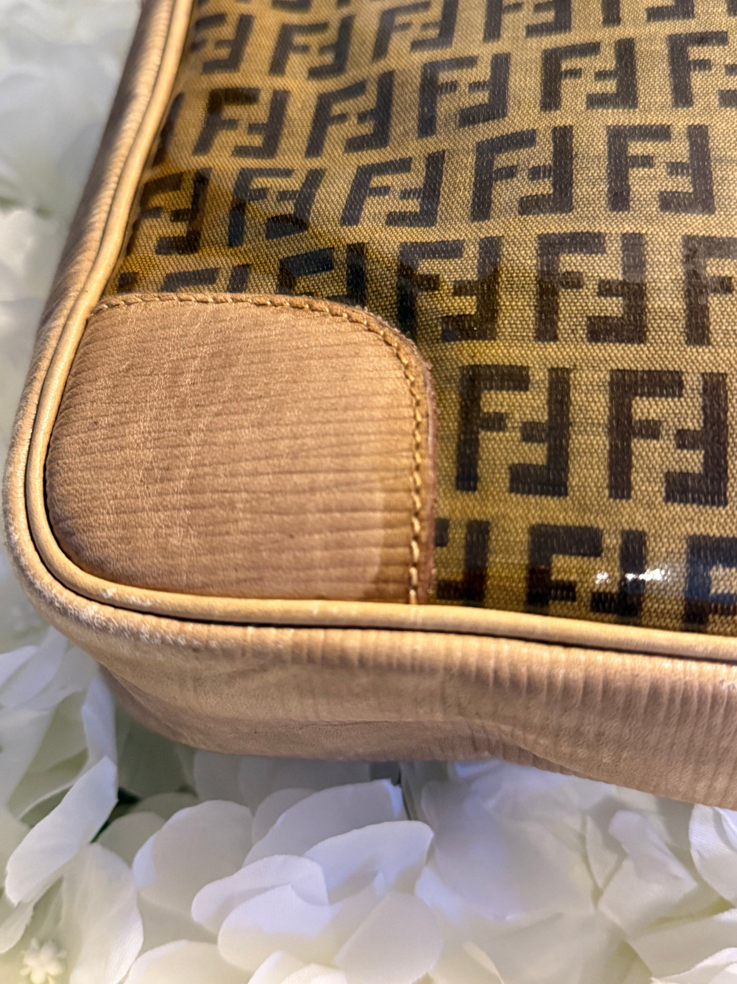 Fendi Patent Leather Shoulder Bag Vintage