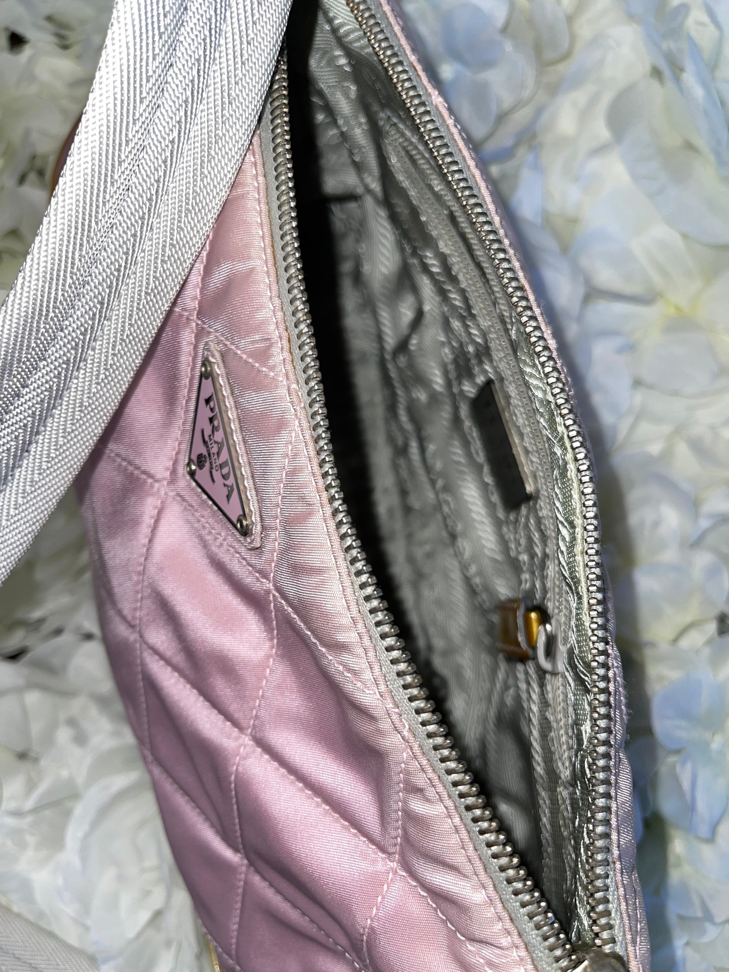 Prada Tessuto Pink Nylon Bag Vintage