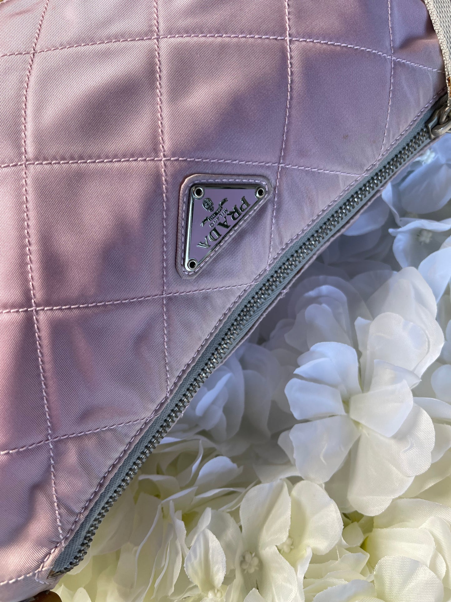 Prada Tessuto Pink Nylon Bag Vintage