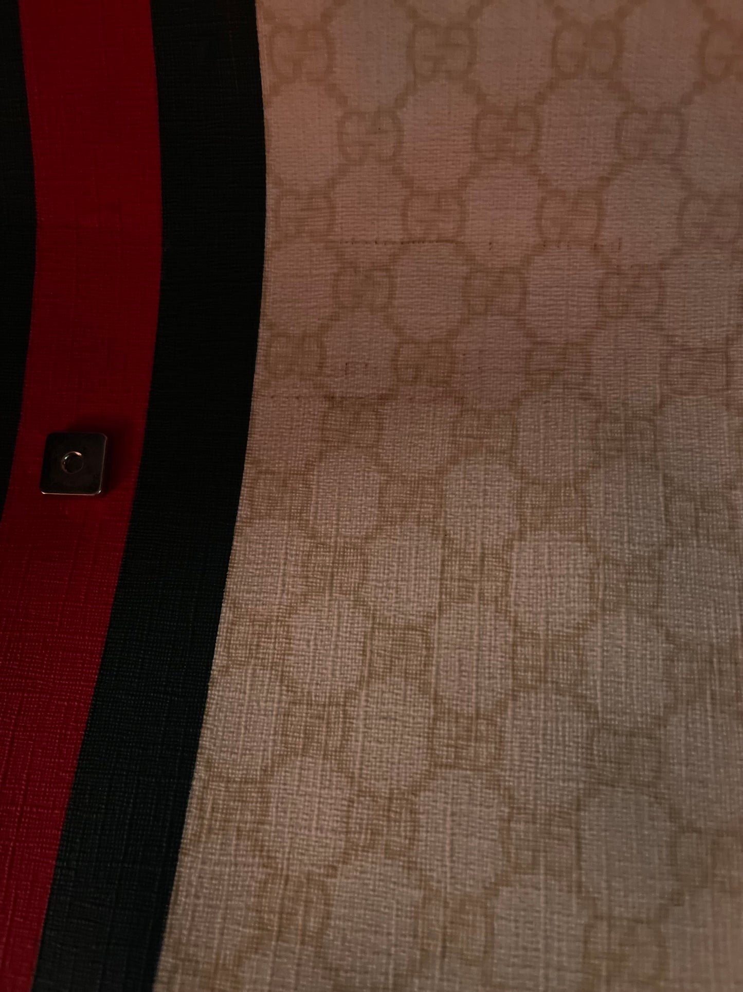 Gucci Messenger Bag White- Vintage