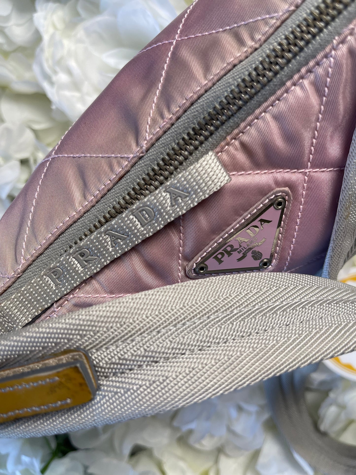 Prada Tessuto Pink Nylon Bag Vintage