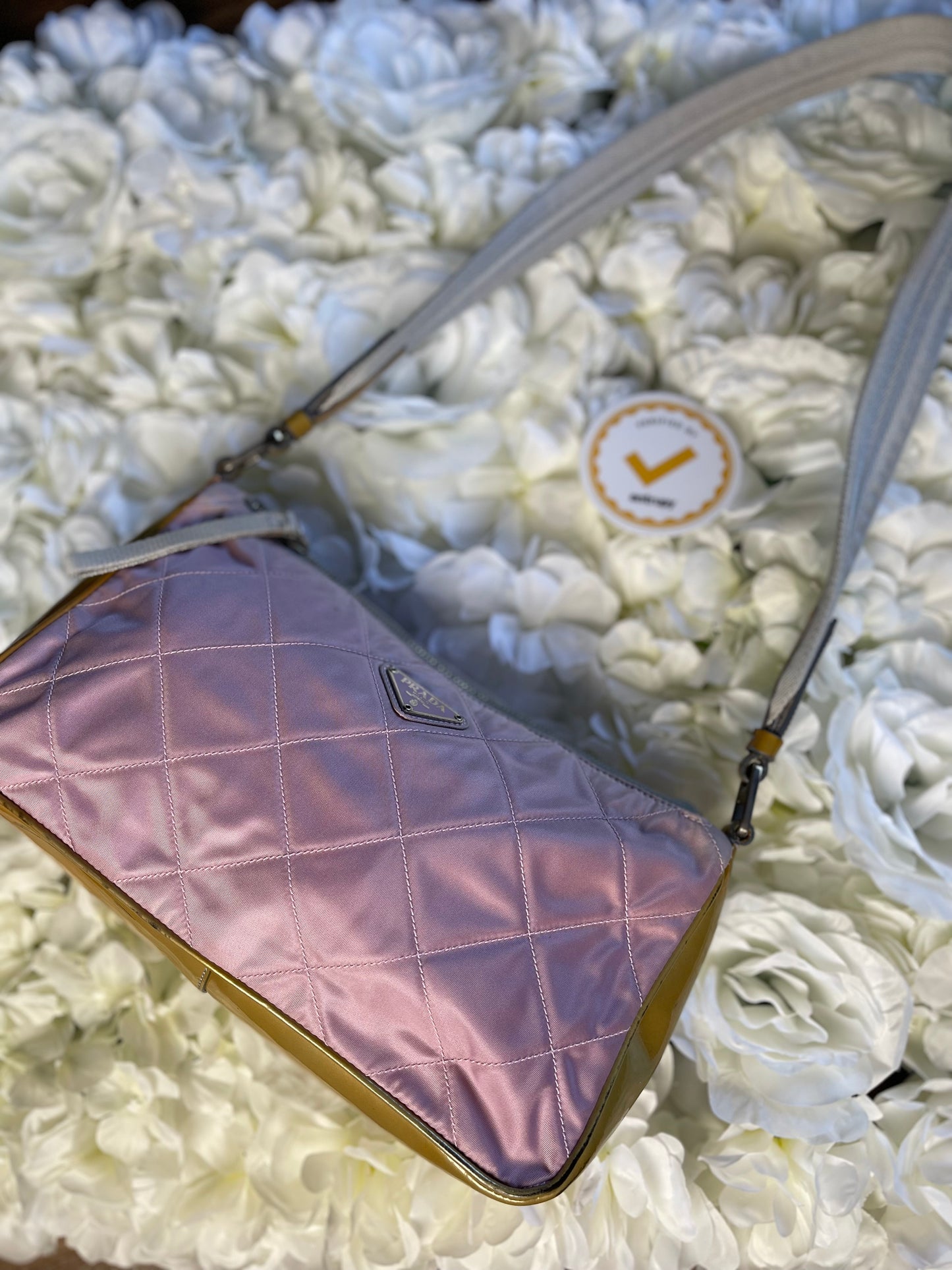 Prada Tessuto Pink Nylon Bag Vintage