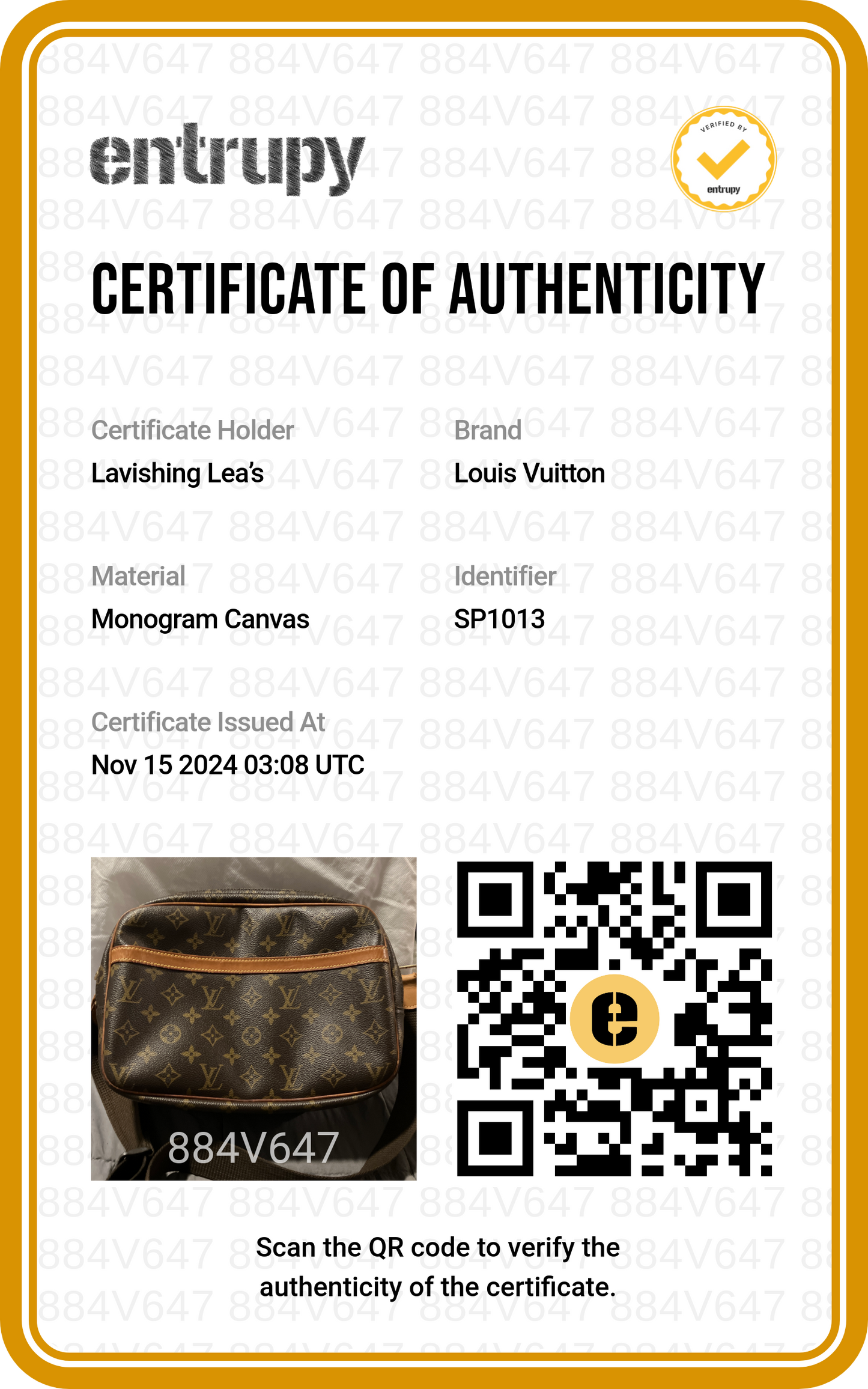 Louis Vuitton Reporter GM Crossbody Bag Vintage