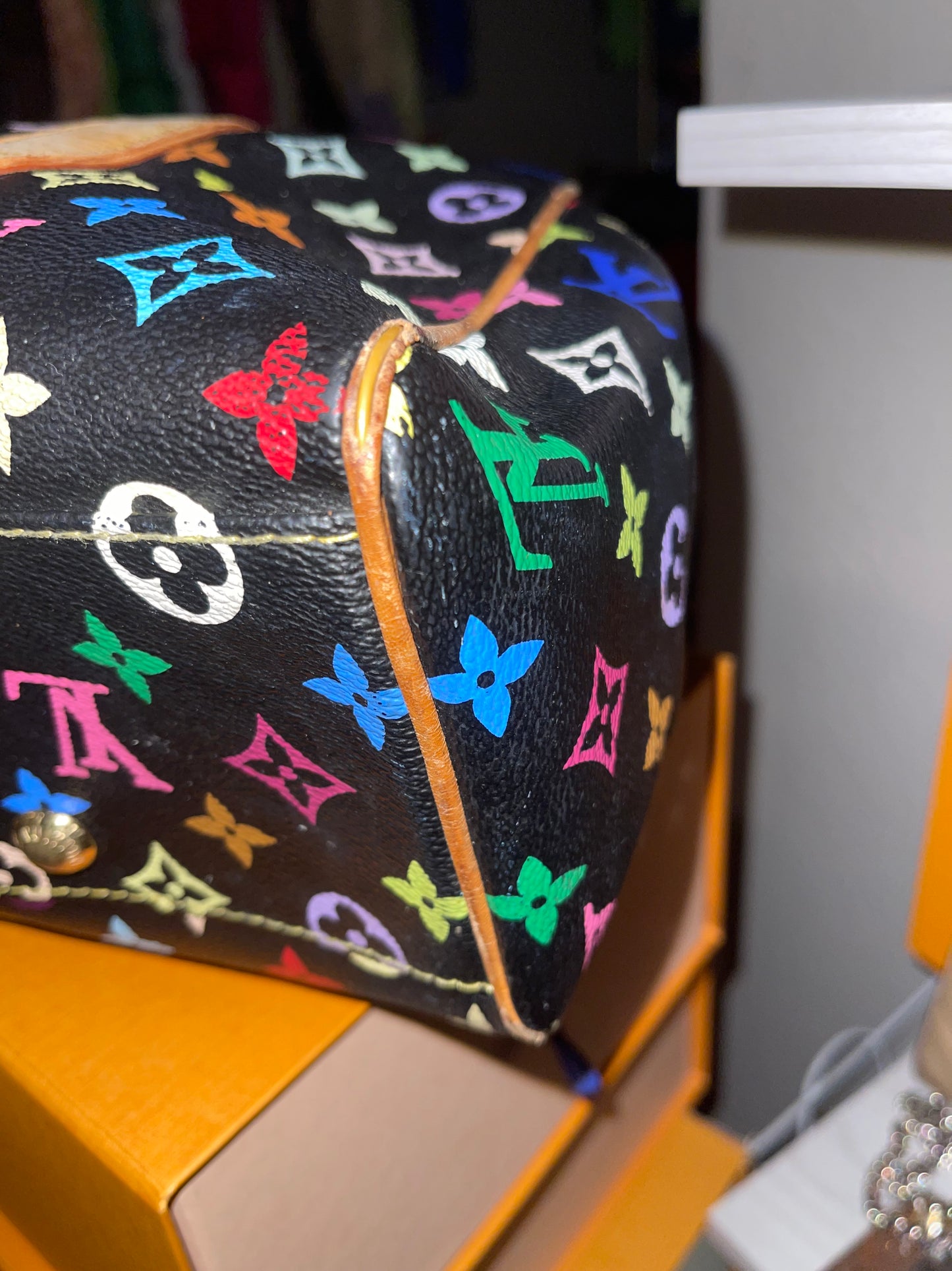 Louis Vuitton Aurelia MM Takashi Murakami Handbag