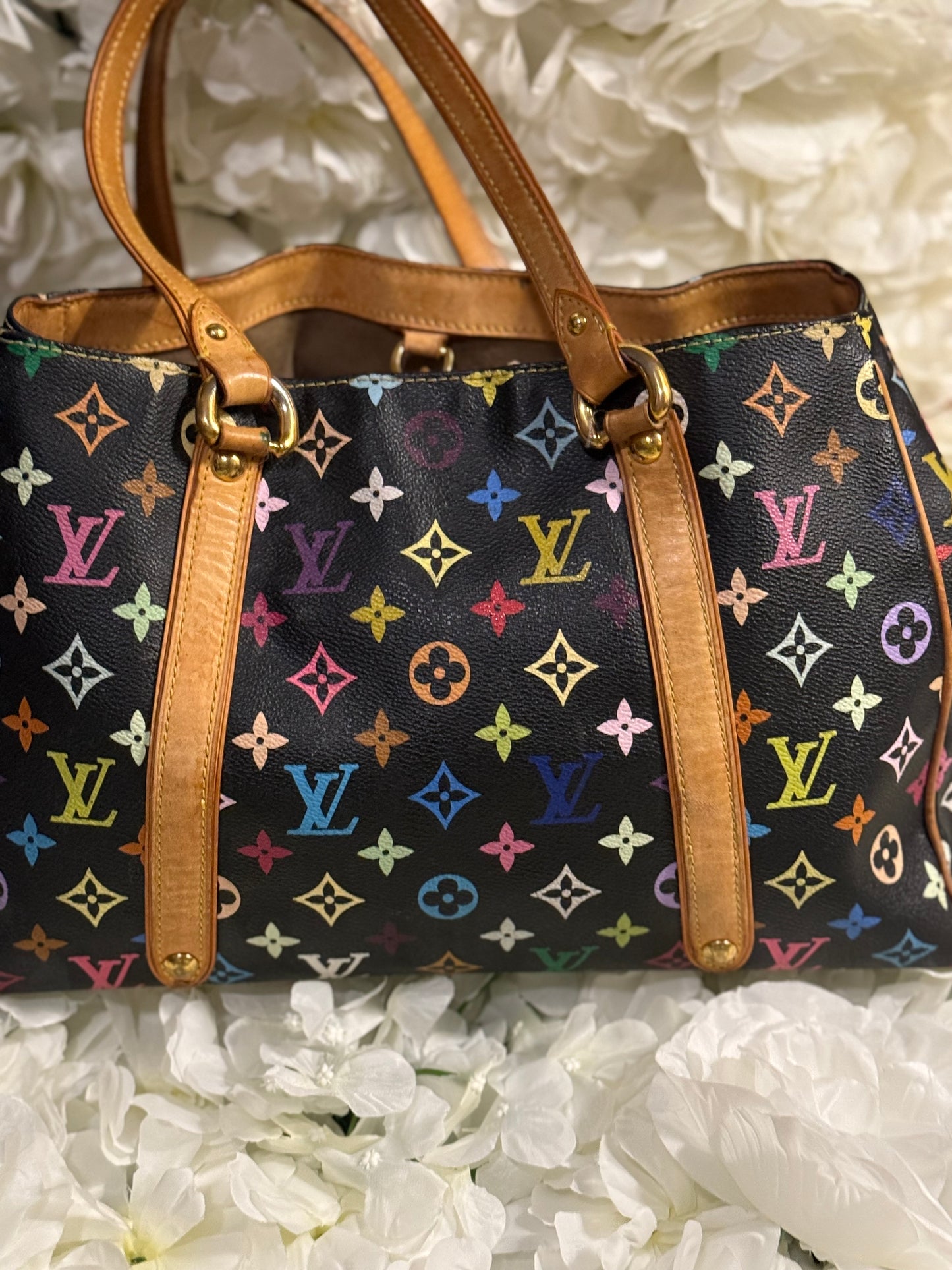 Louis Vuitton Aurelia MM Takashi Murakami Handbag