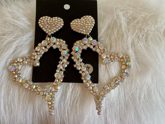 Spiked Hearts Earrings