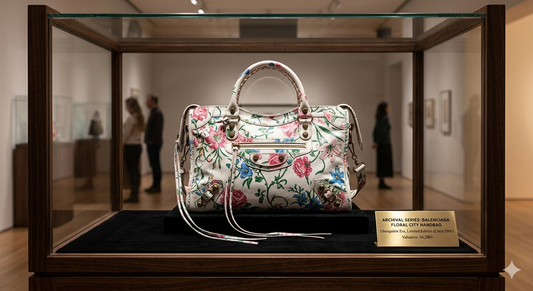 The Art of the Archive: Why the Balenciaga Floral City Handbag Commands a Premium