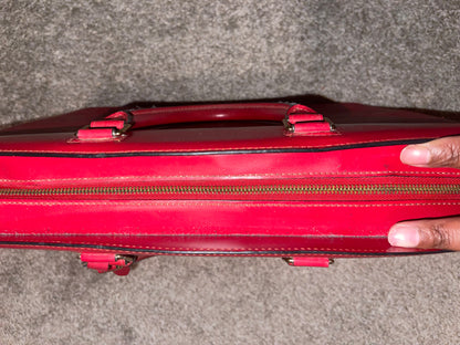 Louis Vuitton Epi Leather Red Handbag Business Tote