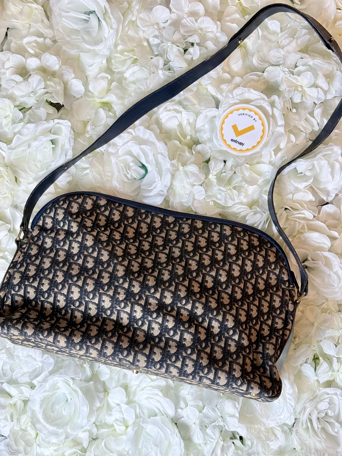 Christian Dior Trotter Messenger Bag XL Vintage