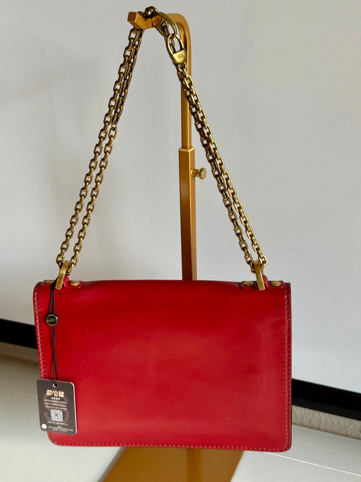 Christian Dior J’ADIOR Red Shoulder Handbag Vintage