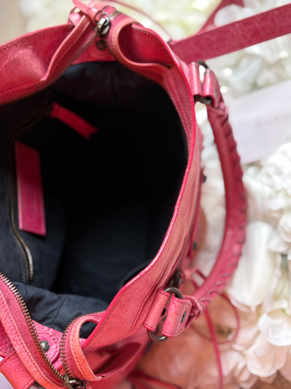Balenciaga Le City First Pink Handbag