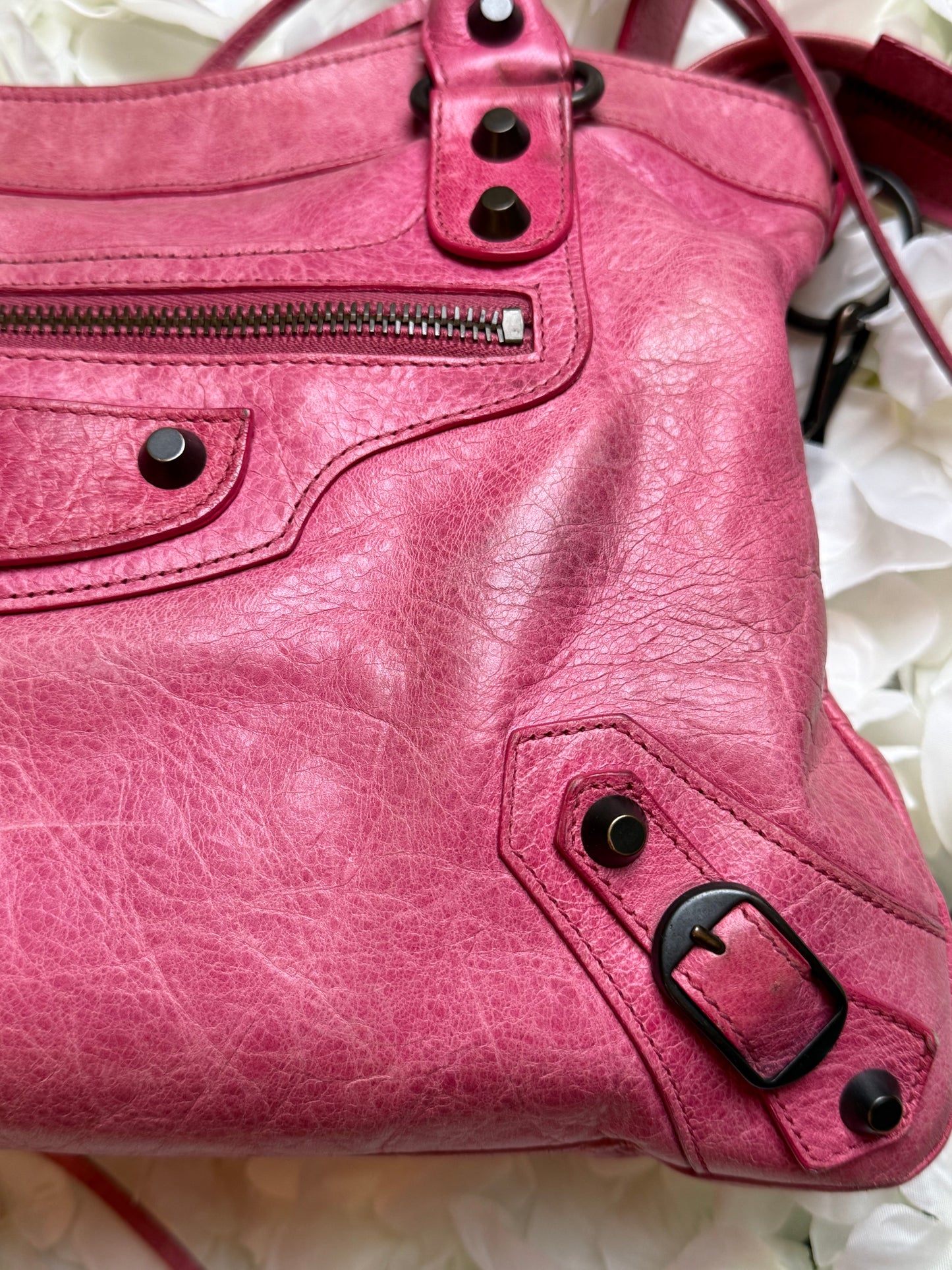 Balenciaga Le City First Pink Handbag