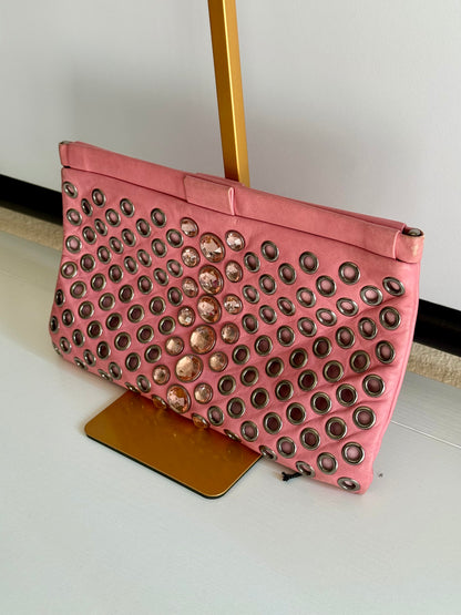 Miu Miu Nappa Clutch Pink Bag