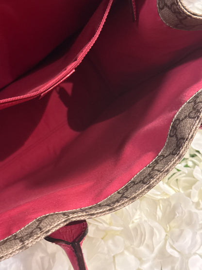 Gucci GG Canvas Hot Pink Tote Bag