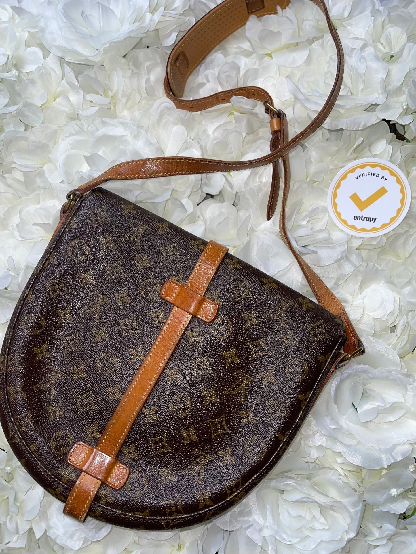 Louis Vuitton Monogram Chantilly GM Crossbody Bag Vintage