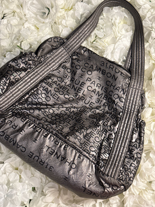 Chanel Rue Cambon Metallic Handbag