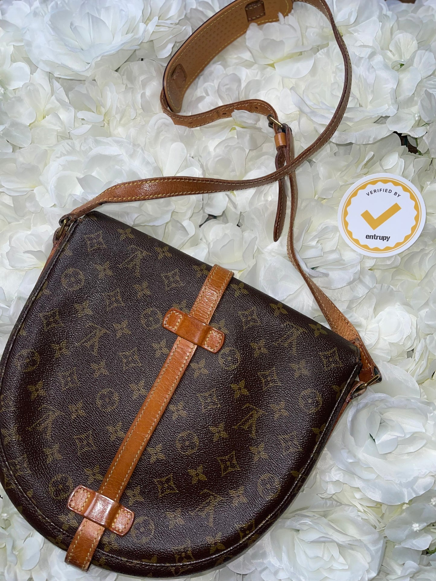 Louis Vuitton Monogram Chantilly GM Crossbody Bag Vintage