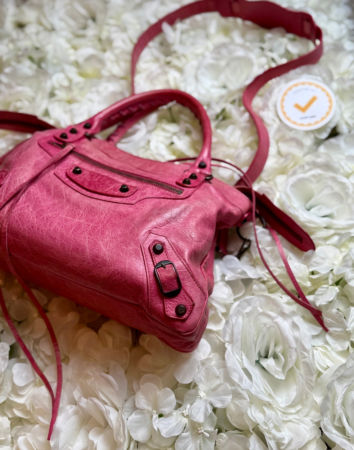 Balenciaga Le City First Pink Handbag