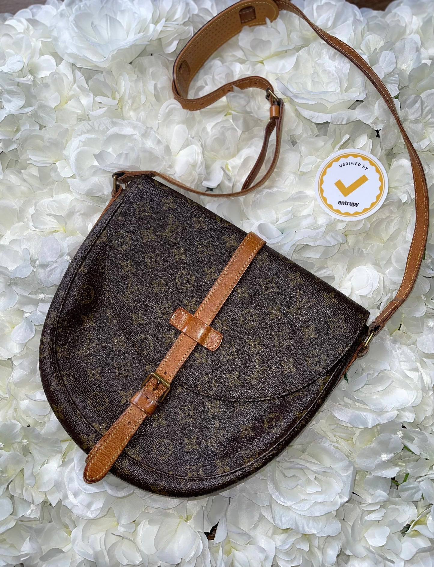 Louis Vuitton Monogram Chantilly GM Crossbody Bag Vintage