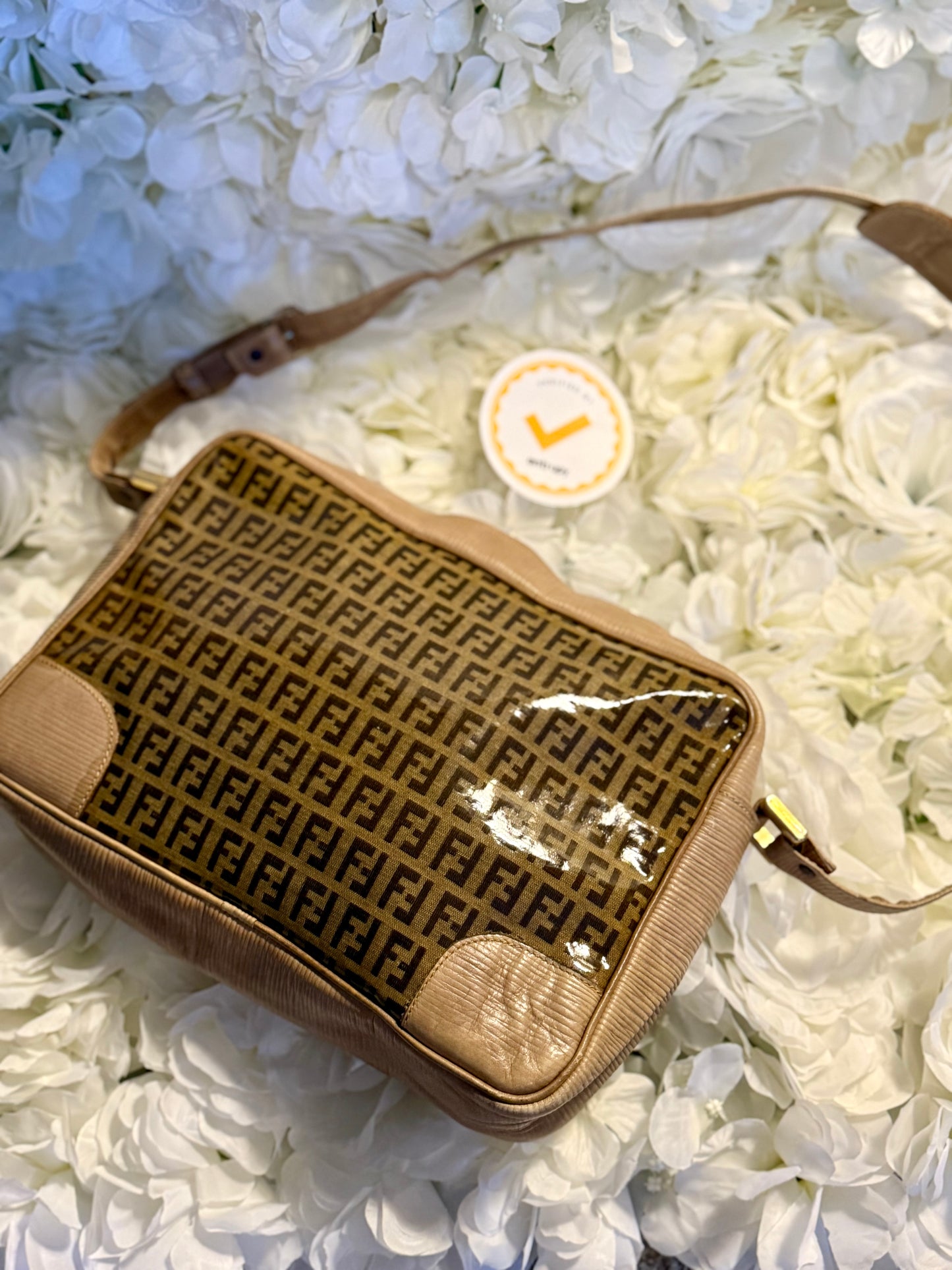 Fendi Patent Leather Shoulder Bag Vintage