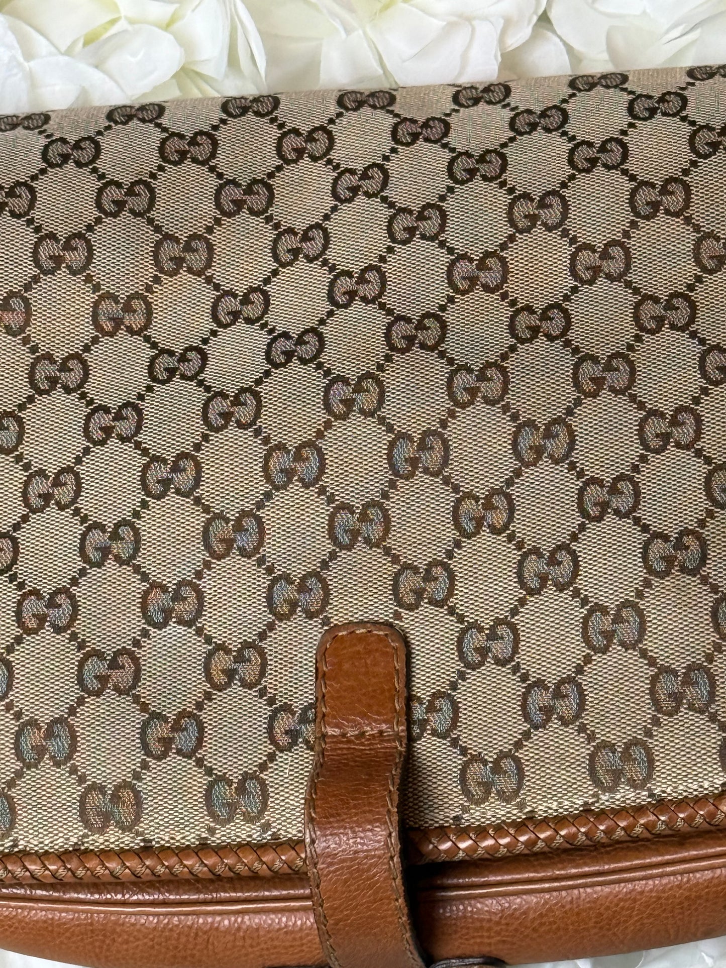 Gucci GG Marrakech Messenger Canvas Handbag