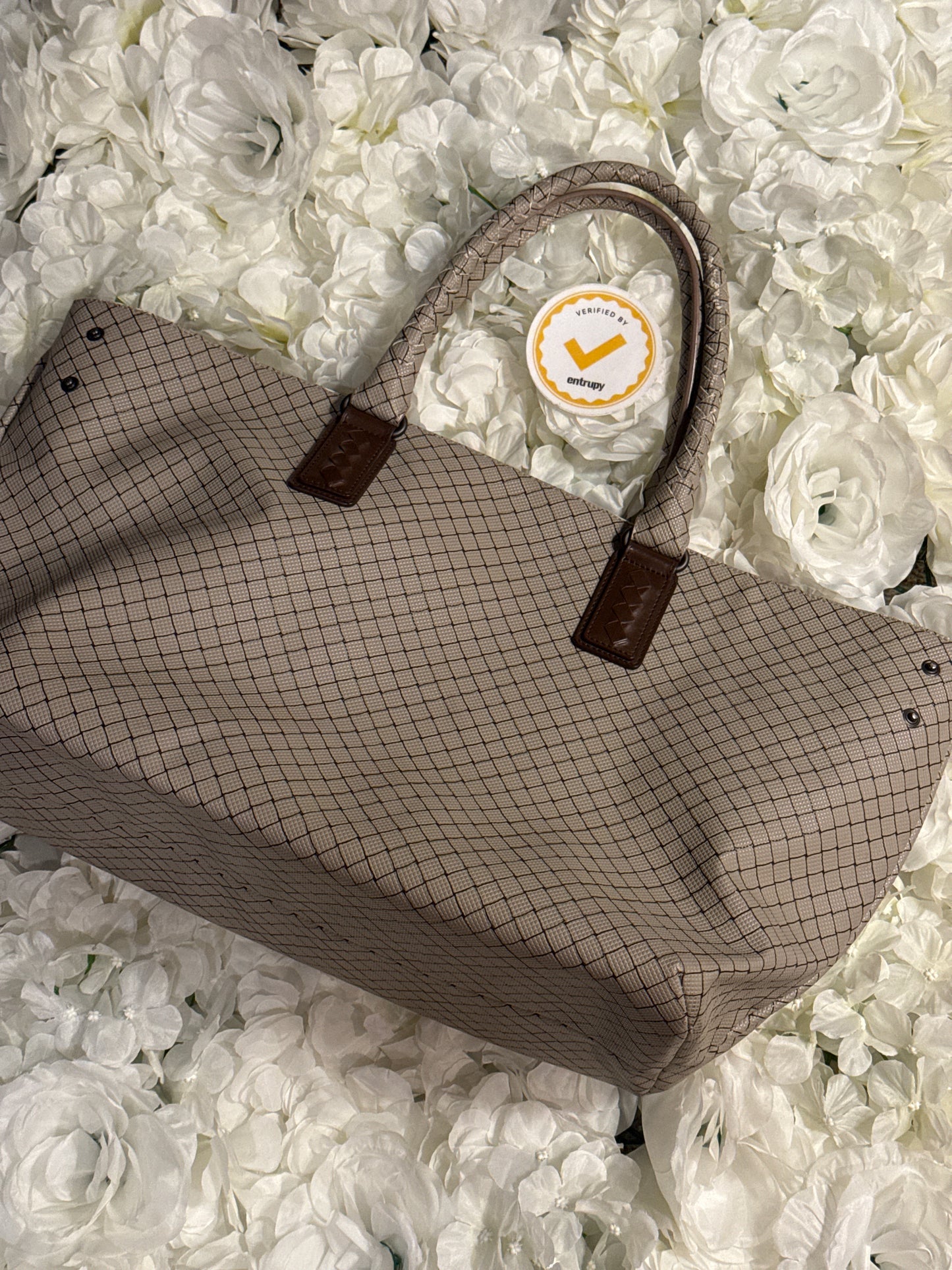 Bottega Veneta Intrecciato Canvas Tote Bag