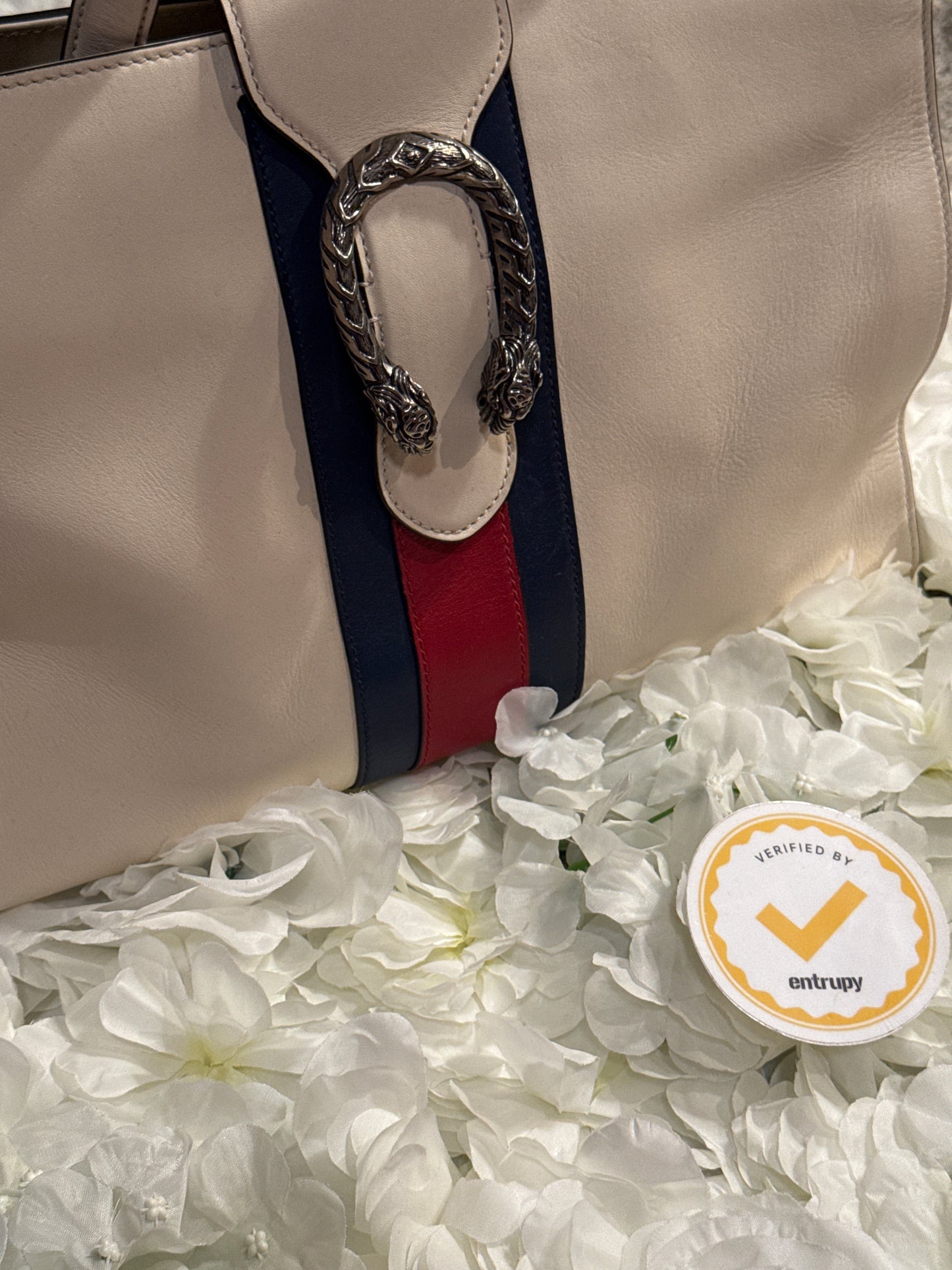 Gucci Dionysus Shoulder Handbag Red and Blue