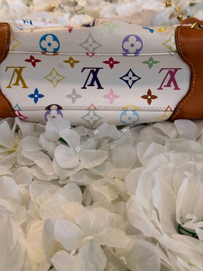 Louis Vuitton Takashi Murakami Multicolor Judy MM Handbag Vintage