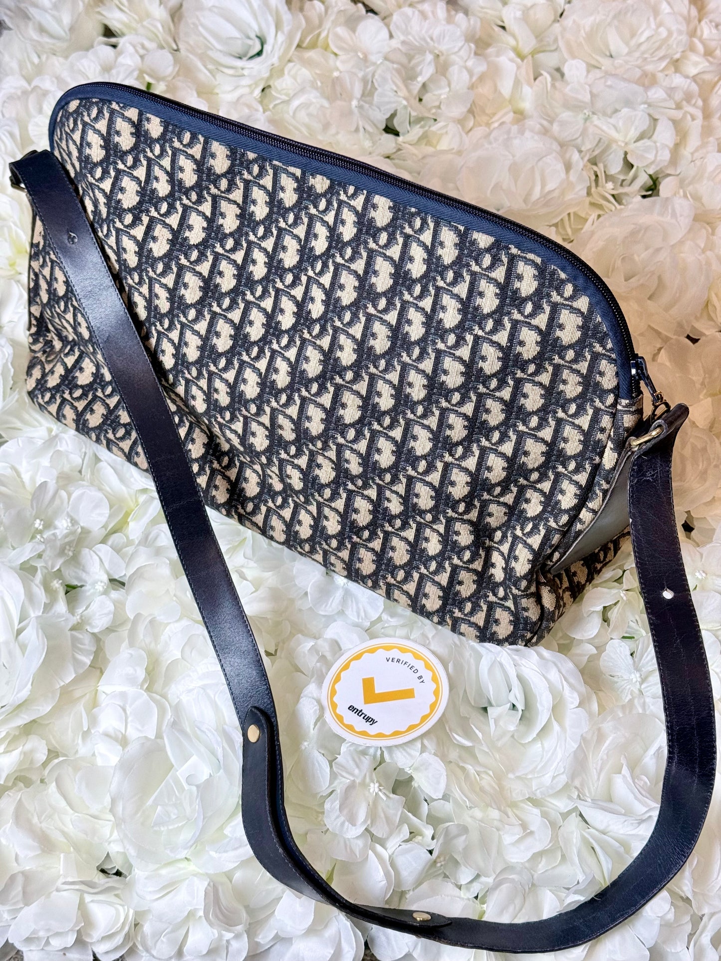 Christian Dior Trotter Messenger Bag XL Vintage