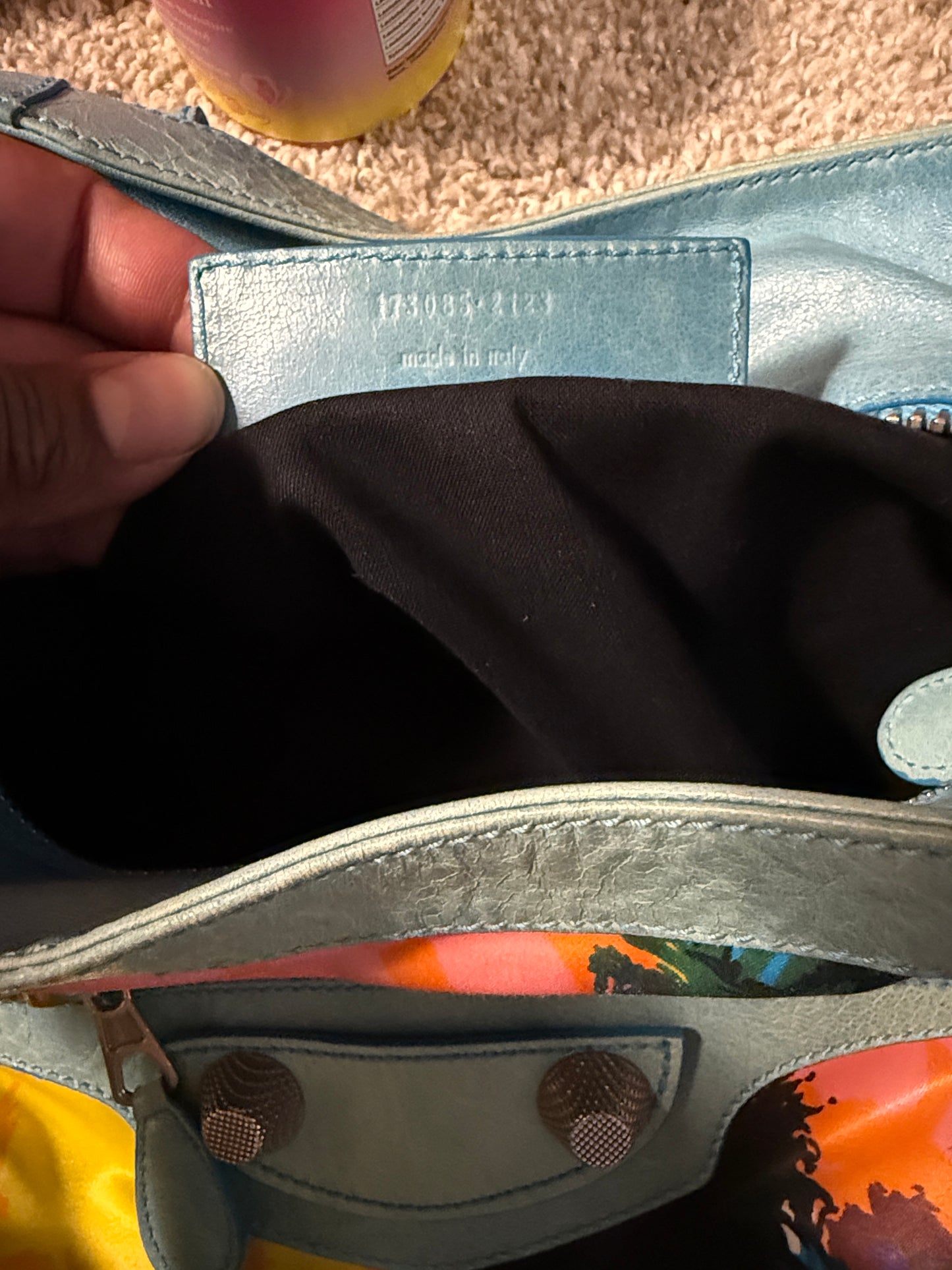 Balenciaga Floral City Handbag