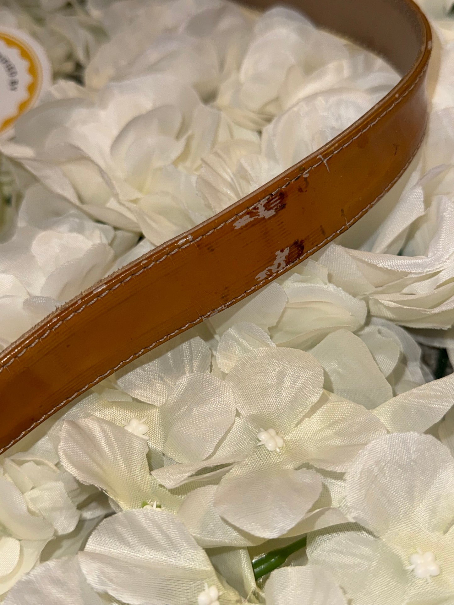 Chanel Mustard Chocolate Bar Handbag Patent Leather Vintage