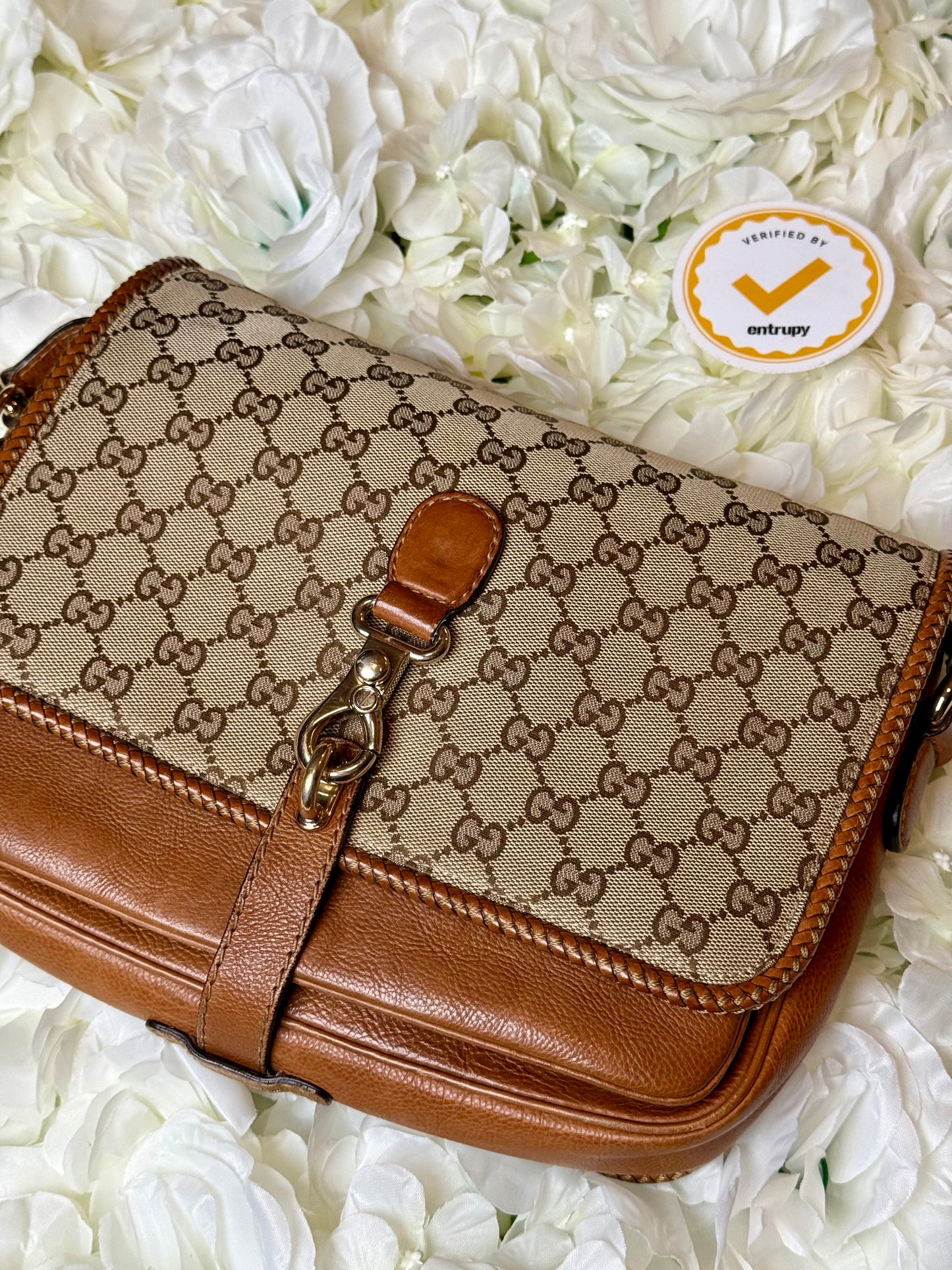 Gucci GG Marrakech Messenger Canvas Handbag