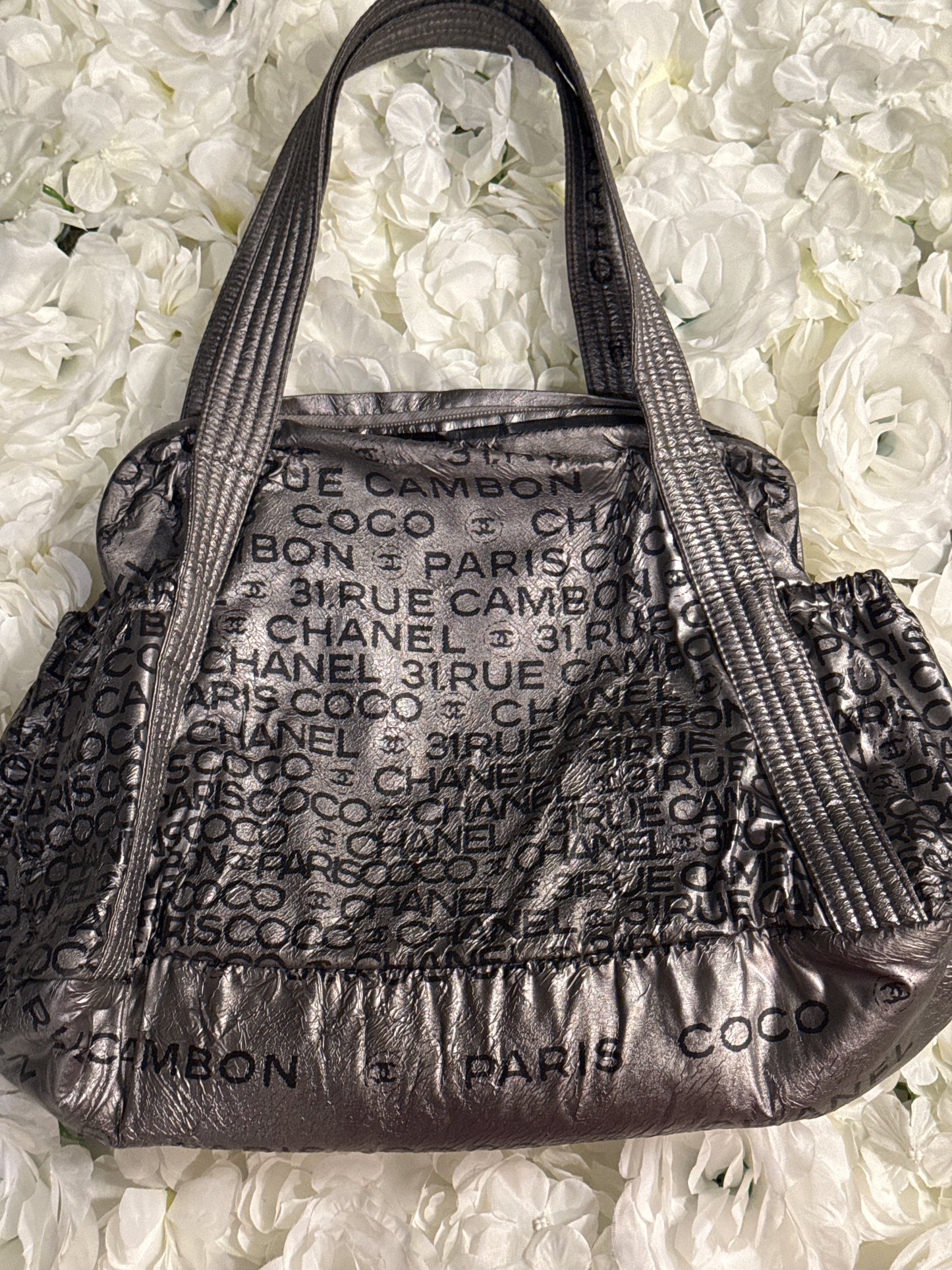 Chanel Rue Cambon Metallic Handbag