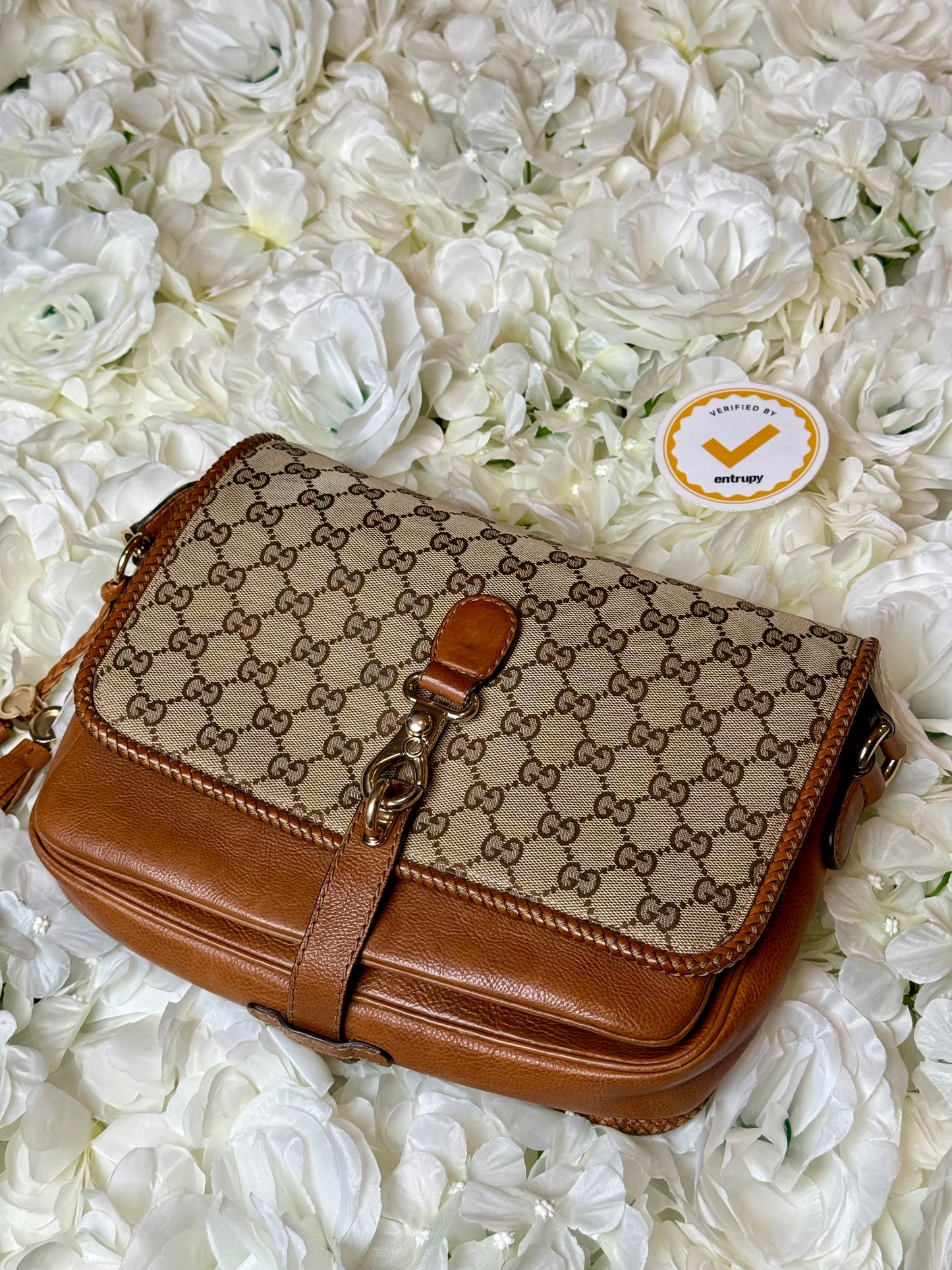Gucci GG Marrakech Messenger Canvas Handbag