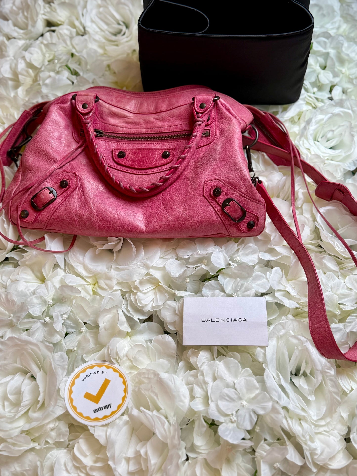 Balenciaga Le City First Pink Handbag