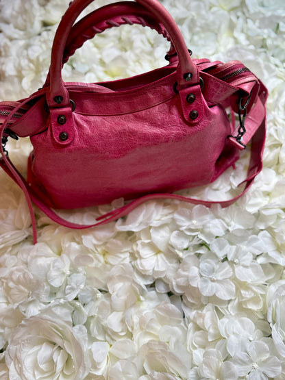 Balenciaga Le City First Pink Handbag