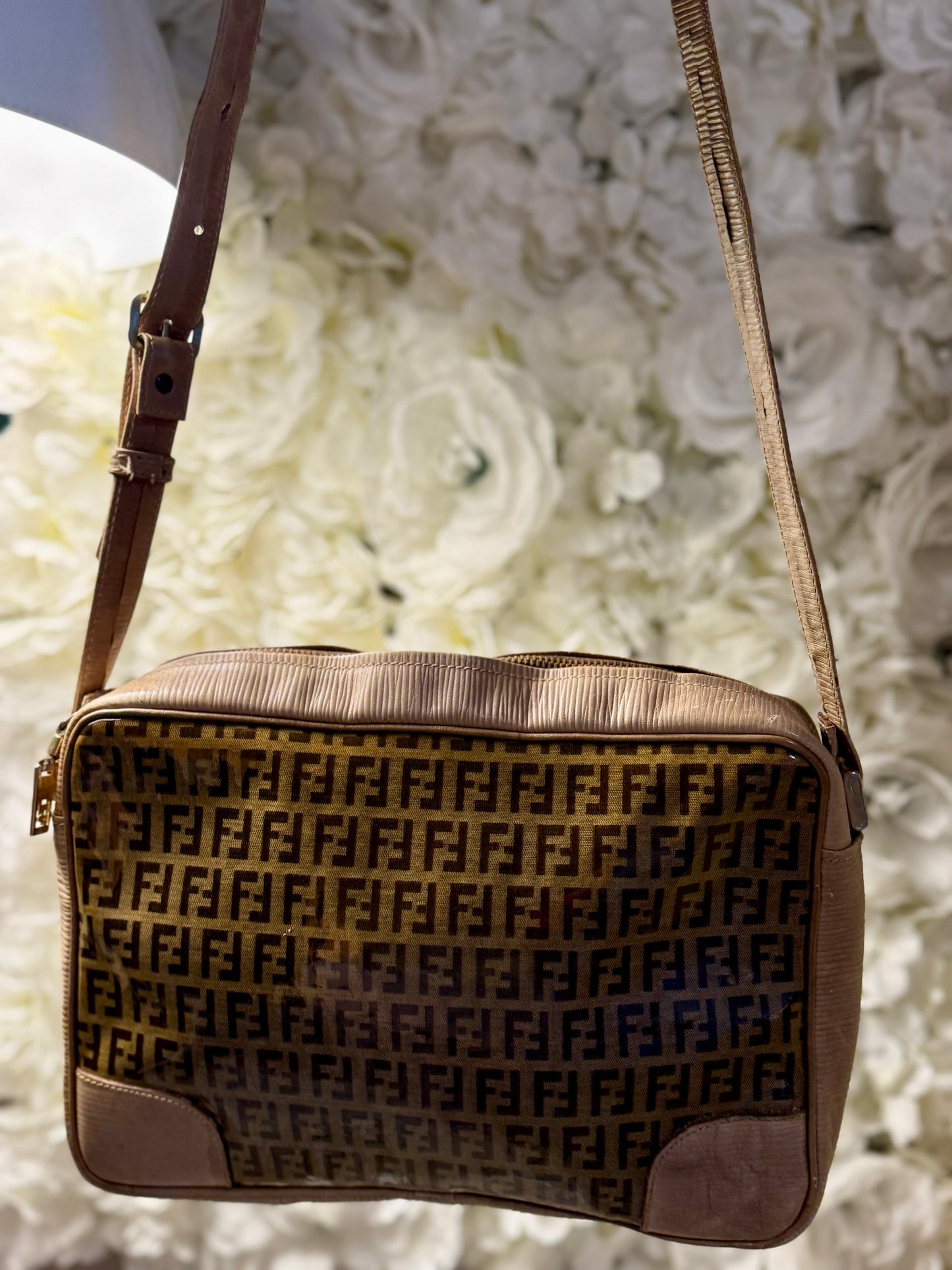 Fendi Patent Leather Shoulder Bag Vintage