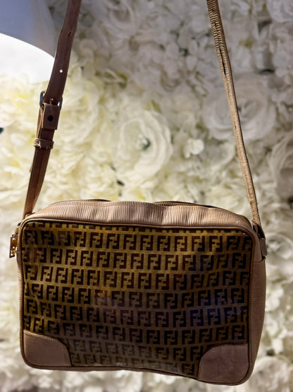 Fendi Patent Leather Shoulder Bag Vintage