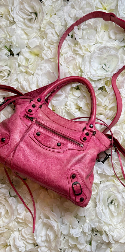 Balenciaga Le City First Pink Handbag