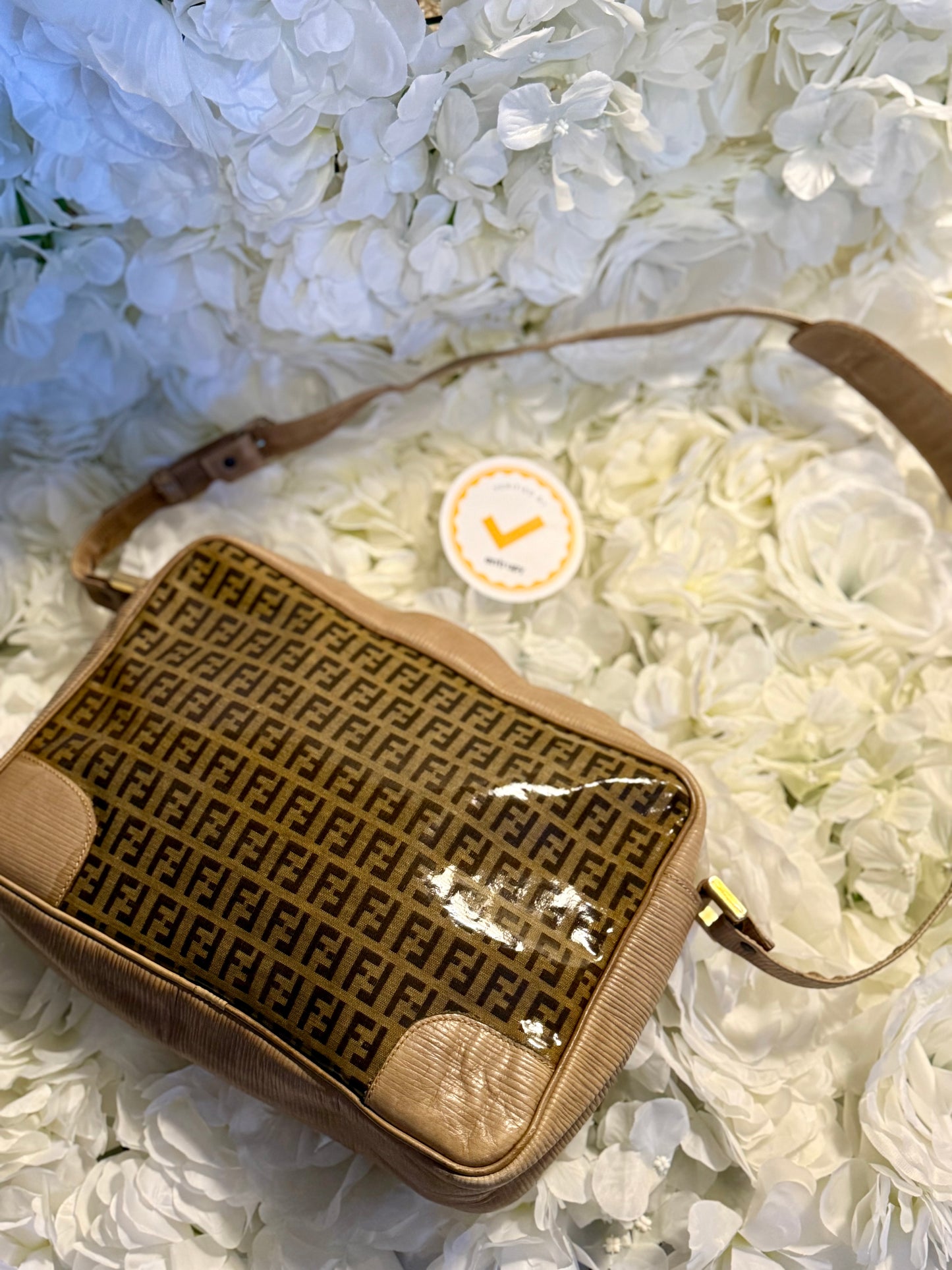 Fendi Patent Leather Shoulder Bag Vintage