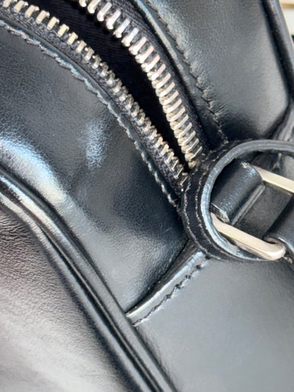 Saint Laurent Black Heart Studded Camera Shoulder Bag YSL