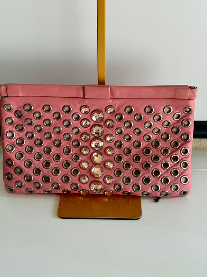 Miu Miu Nappa Clutch Pink Bag