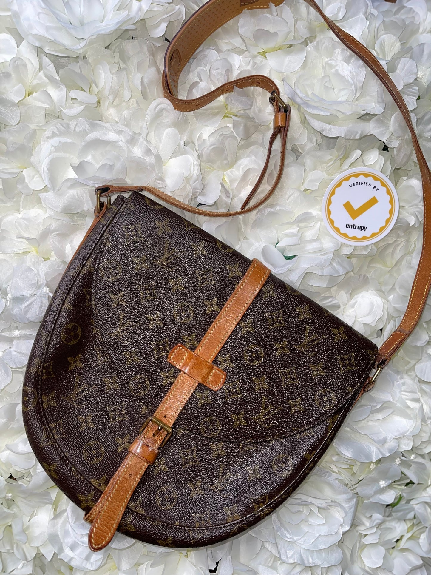 Louis Vuitton Monogram Chantilly GM Crossbody Bag Vintage