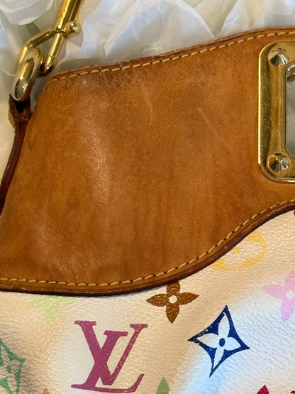 Louis Vuitton Takashi Murakami Multicolor Judy MM Handbag Vintage